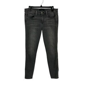 Genetic Shya High Rise Skinny Jeans Stretch Gray Faded Wash 31